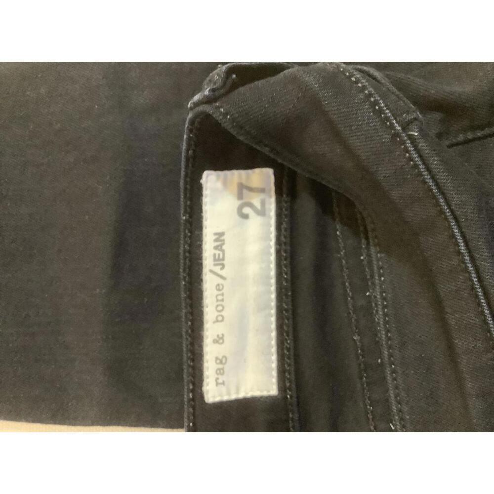 rag & bone Women's Skinny Jeans Size 27 Black Denim Casual Party Classic Comfort - Picture 3 of 6